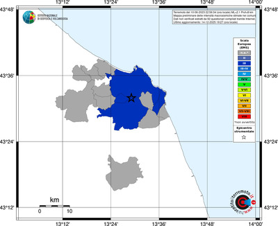 Mappa EMS - territori comuni