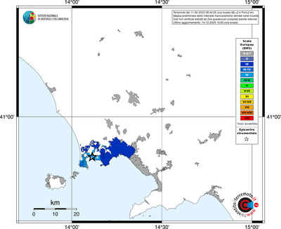 Mappa EMS - territori località