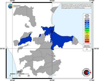 Mappa MCS - territori comuni