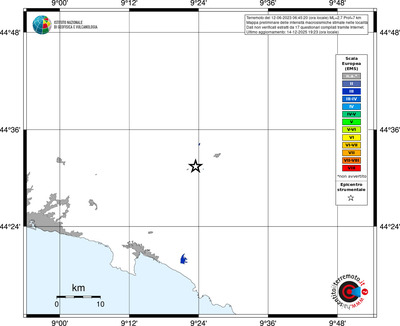 Mappa EMS - territori località
