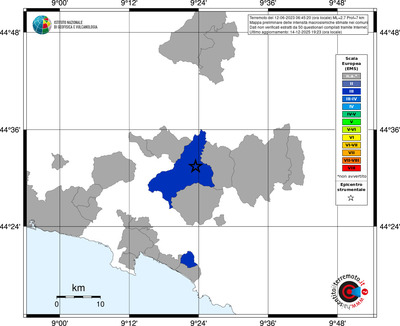 Mappa EMS - territori comuni