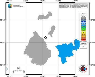 Mappa EMS - territori comuni