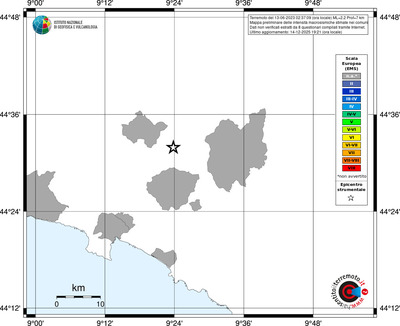 Mappa EMS - territori comuni