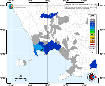 Mappa EMS - territori comunali