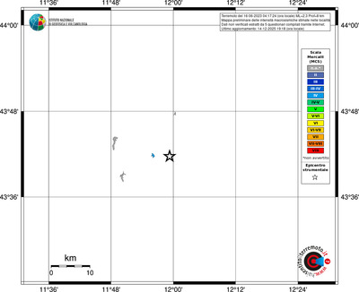 Mappa MCS - territori località