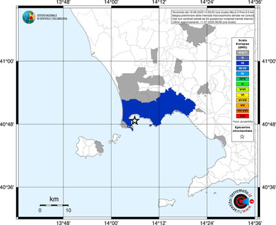 Mappa EMS - territori comunali