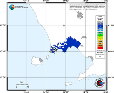 Mappa EMS - territori delle località