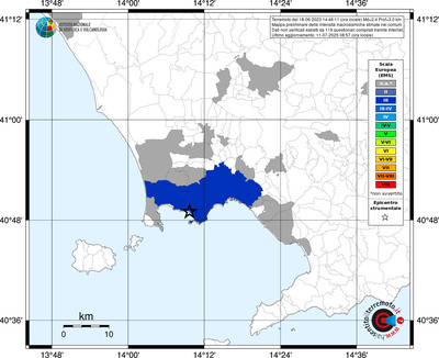 Mappa EMS - territori comunali