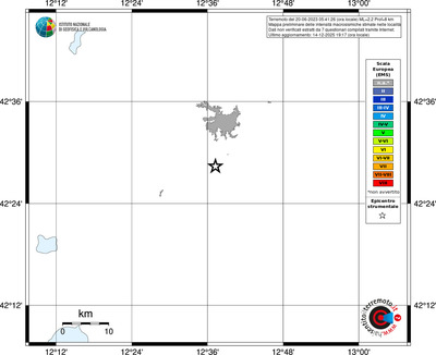 Mappa EMS - territori località
