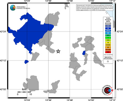 Mappa EMS - territori comuni