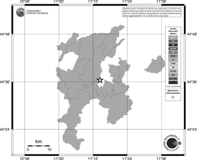 Mappa MCS - territori comuni