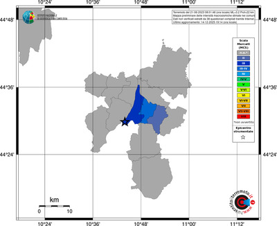 Mappa MCS - territori comuni