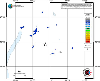 Mappa EMS - territori località
