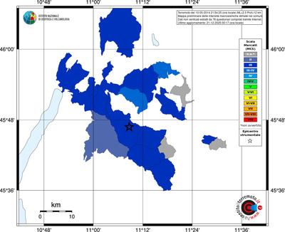 Mappa MCS - territori comuni