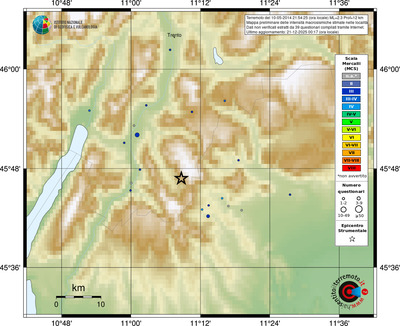 Mappa MCS - località