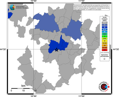 Mappa EMS - territori comuni