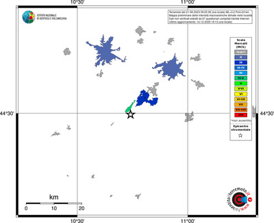 Mappa MCS - territori località