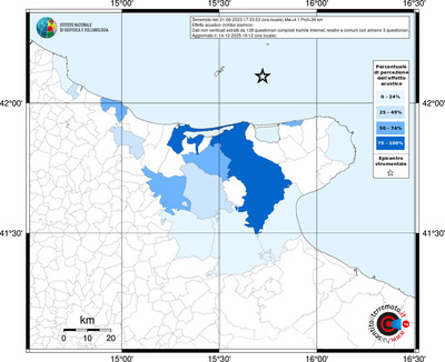 Mappa territorio comunale con almeno 3 questionari