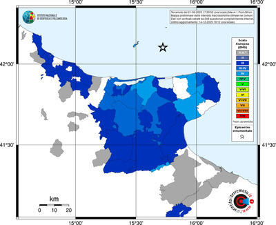 Mappa EMS - territori comuni