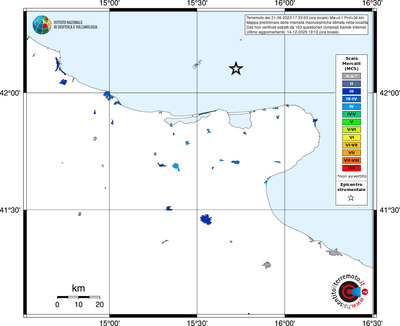 Mappa MCS - territori località