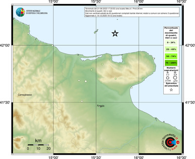 Mappa comuni con almeno 3 questionari