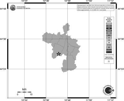 Mappa EMS - territori comuni