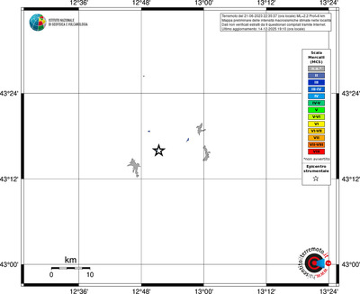 Mappa MCS - territori località