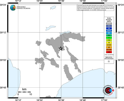 Mappa EMS - territori comuni