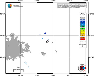Mappa MCS - territori località