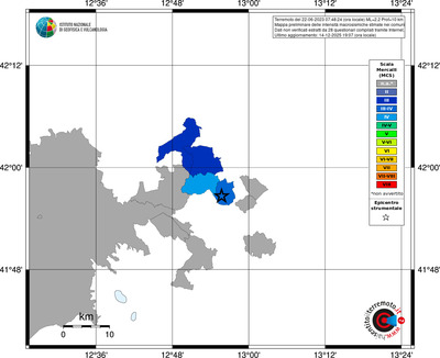 Mappa MCS - territori comuni
