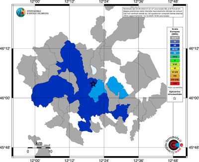 Mappa EMS - territori comuni