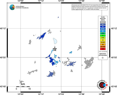 Mappa MCS - territori località