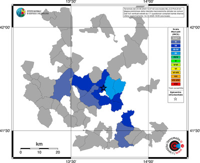 Mappa MCS - territori comuni