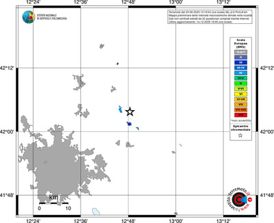 Mappa EMS - territori località
