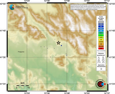 Mappa EMS - località