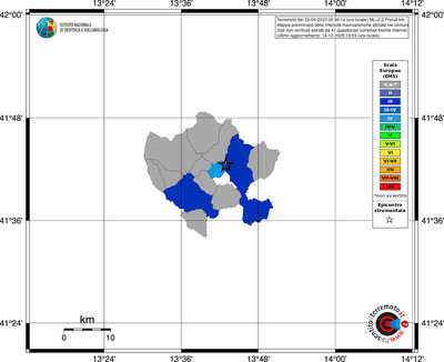 Mappa EMS - territori comuni