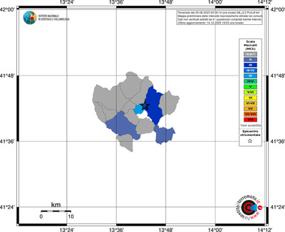 Mappa MCS - territori comuni
