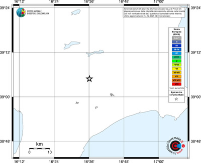 Mappa EMS - territori località