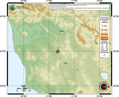 Mappa comuni con almeno 3 questionari