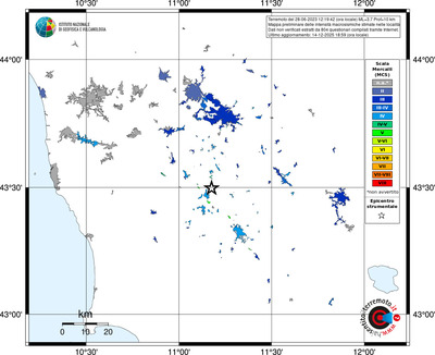 Mappa MCS - territori località