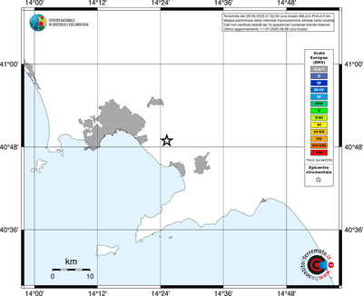 Mappa EMS - territori delle località