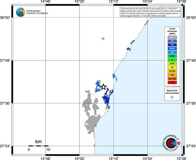 Mappa EMS - territori località