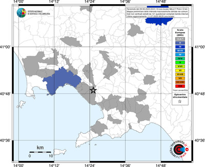 Mappa EMS - territori comunali