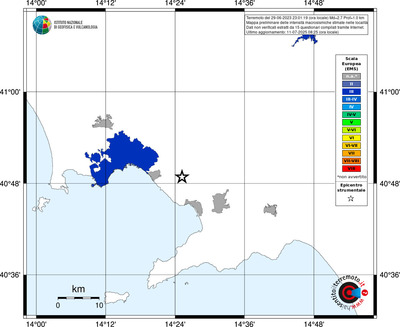 Mappa EMS - territori delle località