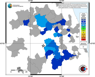 Mappa EMS - territori comuni