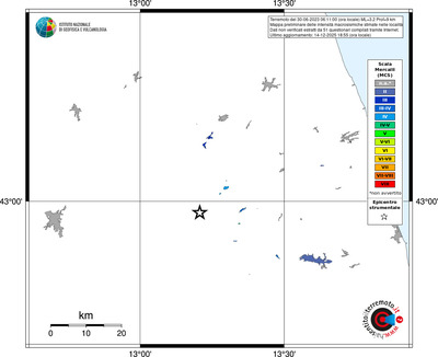 Mappa MCS - territori località