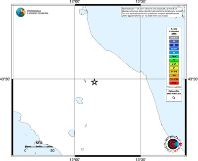 Mappa EMS - territori località