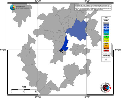 Mappa EMS - territori comuni