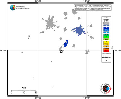 Mappa MCS - territori località