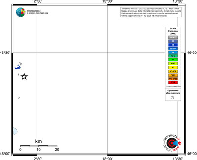Mappa EMS - territori località